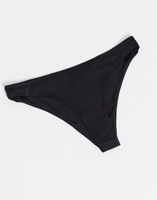 Weekday Ava mix and match cheeky bikini bottoms in black