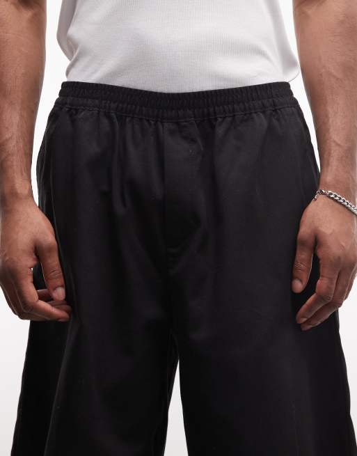 Weekday – Baggy-Fit-Chino-Shorts in Schwarz, 5 von 5