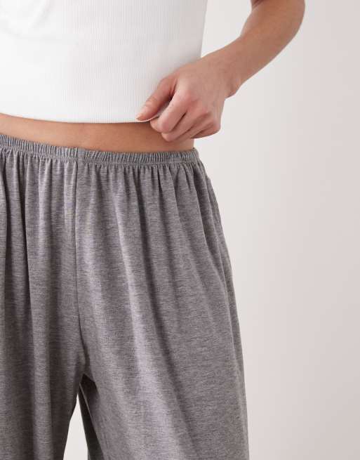 Weekday balloon fit trousers in grey melange, 3 of 5