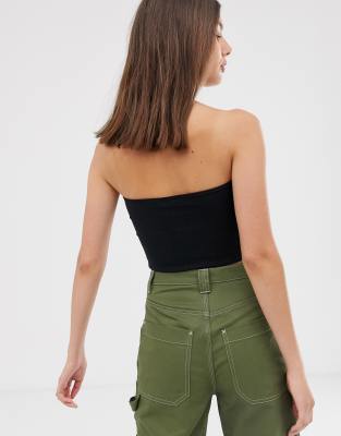 asos strapless top