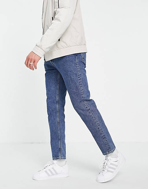 Weekday Barrel jeans in standard blue