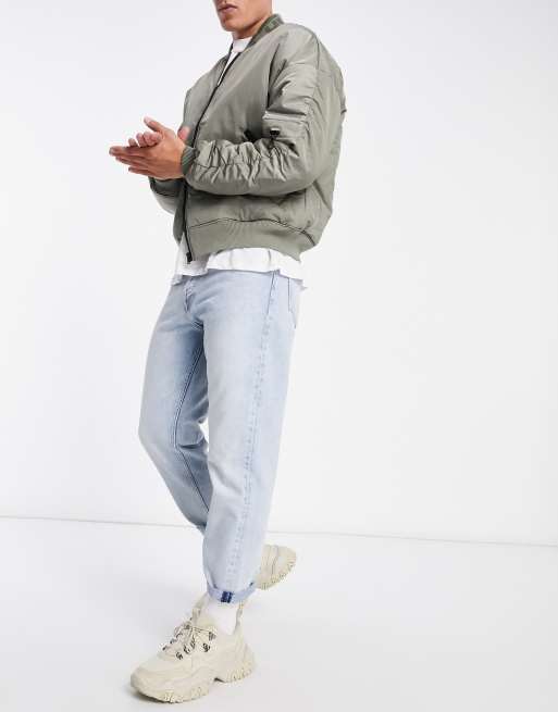 Weekday - Barrel - Jeans met losse pasvorm in light wash blue