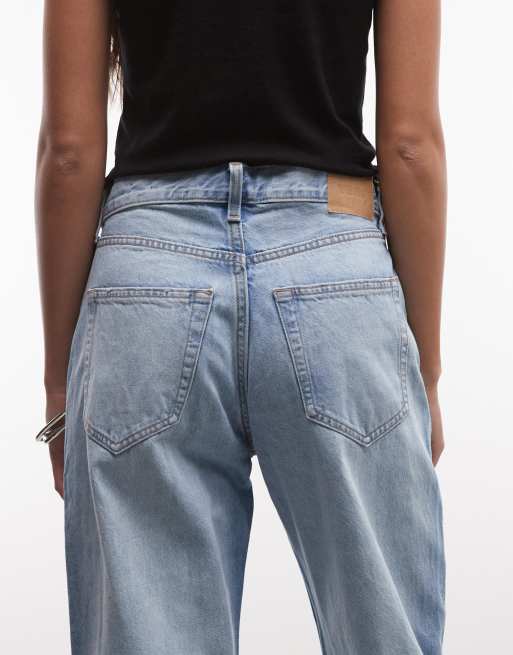 Weekday barrel leg jeans in light blue wash, 4 of 5