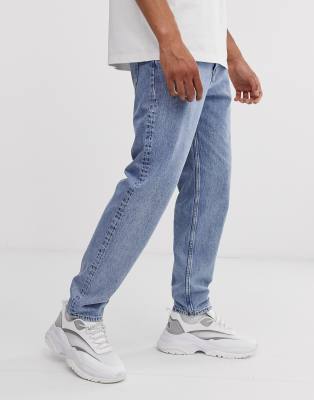 barrel relaxed tapered jeans weekday