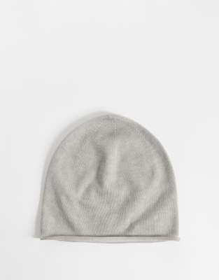 Weekday Beanie With Wool In Gray