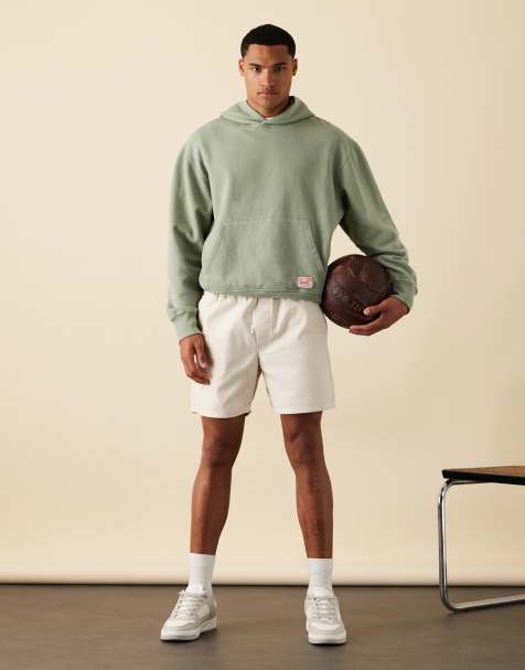Weekday – Beige linneshorts - view 1