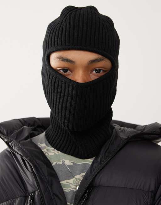 Weekday – Bell – Strick-Balaklava in Schwarz
