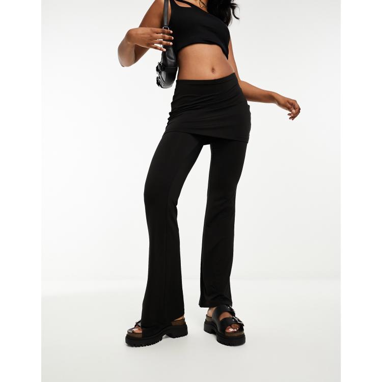 パンツ PAIN OR PLEASURE BELLA SKIRT PANTS black PP24HSPT01BK Layered Pleated Skirt Pants Black - illigo | 60% - Asian