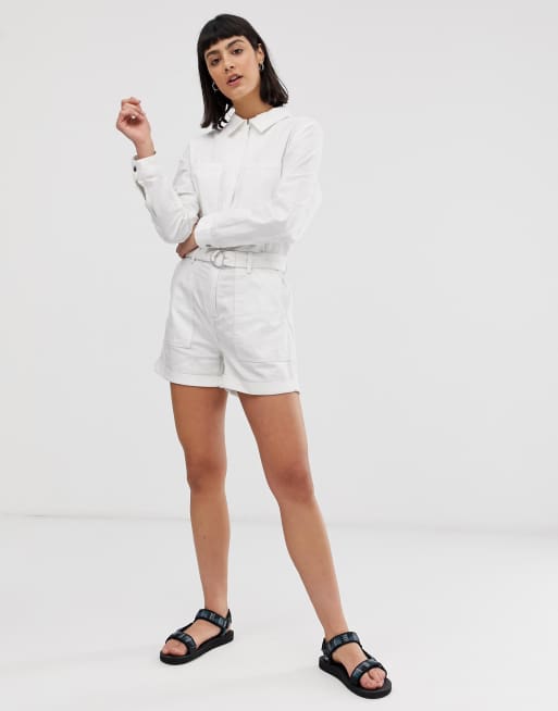 White boiler sales playsuit