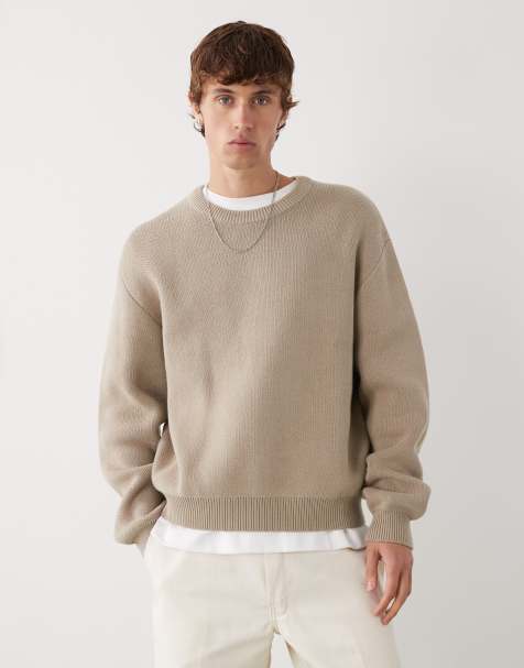 Weekday jumper in beige exclusive to ASOS