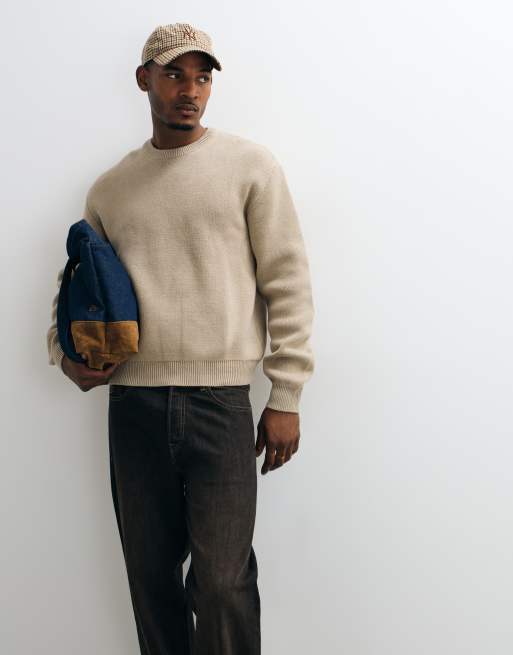 Weekday – Beżowy sweter – Tylko w ASOS, 2 z 5