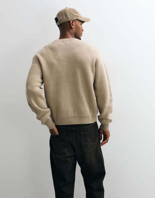 Weekday – Beżowy sweter – Tylko w ASOS, 5 z 5