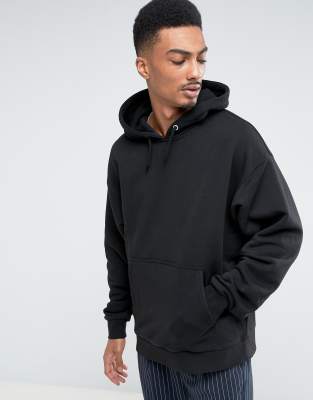 weekday hoodie black