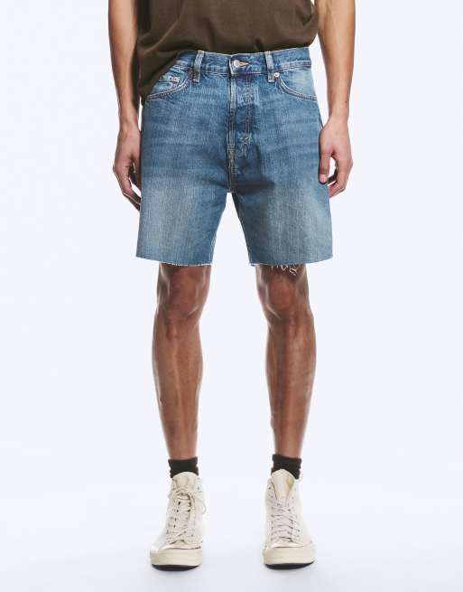 Weekday – Blå jeansshorts i oversize , 2 av 5