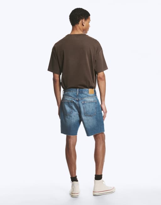 Weekday - Blå oversized denimshorts , 5 af 5
