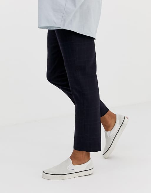 Weekday – Blau karierte Tailored-Hose, 4 von 4