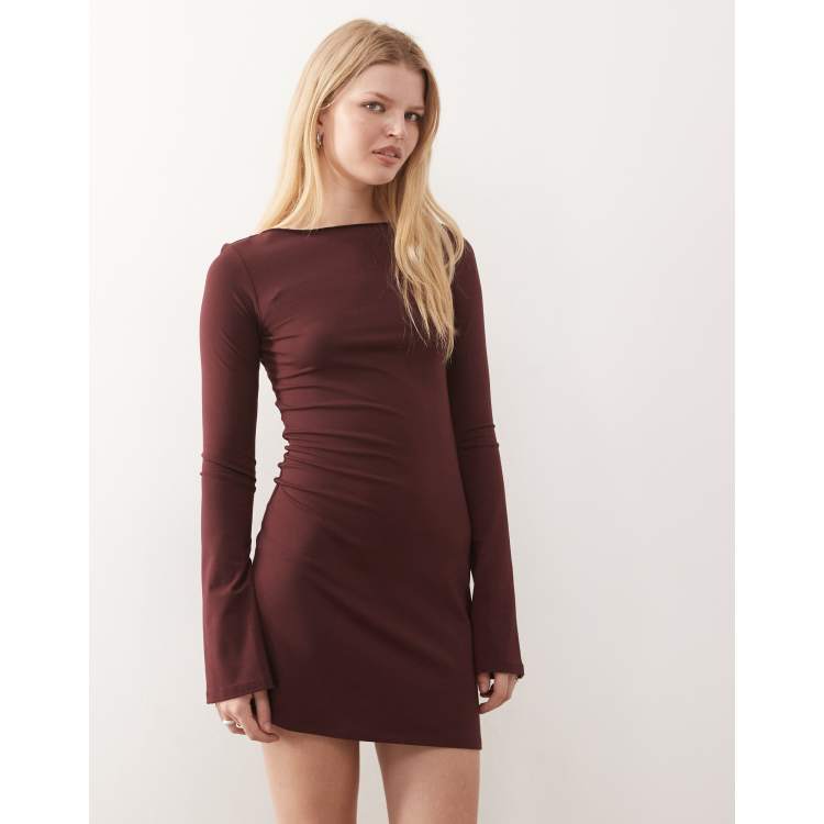 fitted lace wedding dress Under Scrub Layering Long Sleeve Women’s T-Shirt Medium / Plum main image 0