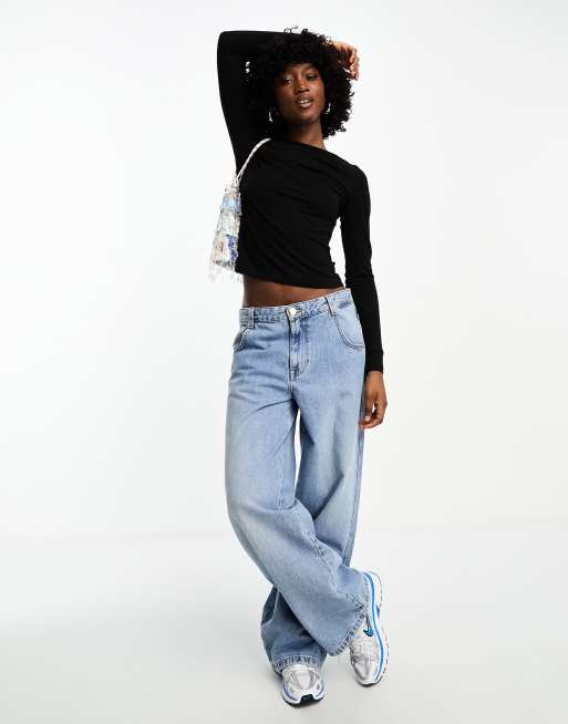 boat neck long sleeve t shirt