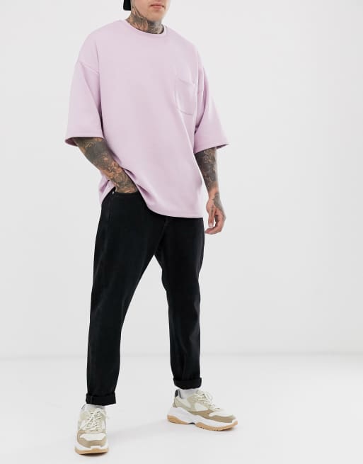 Weekday - Bobbin - Losvallende jeans in zwart met wassing