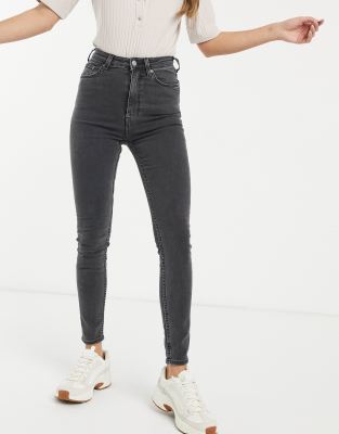 extra high rise skinny jeans