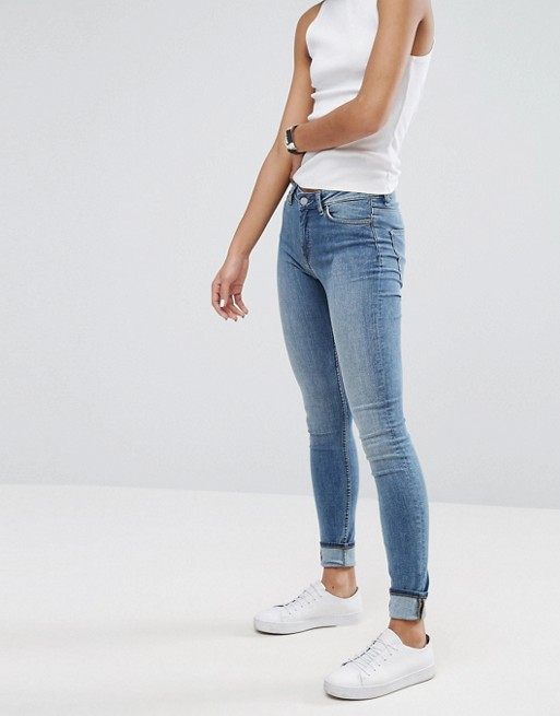 Weekday Body High Waist Super Stretch Skinny Jeans | ASOS