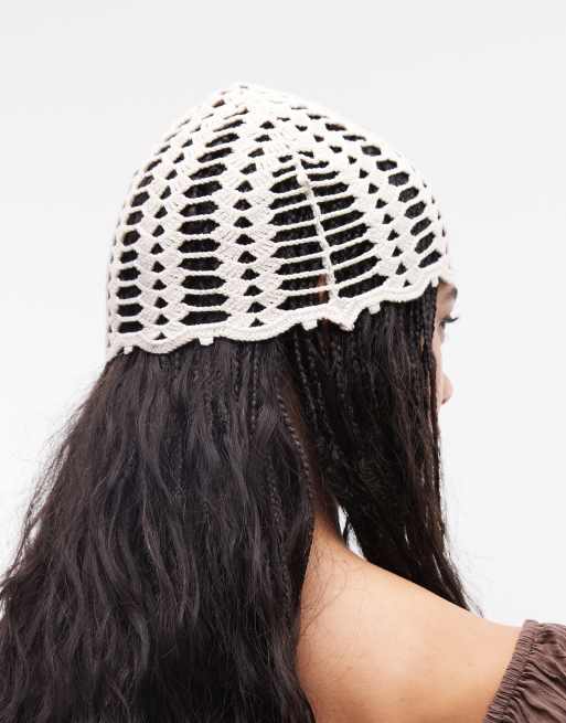 Weekday - Bonnet en maille au crochet - Blanc cassé, 3 de 3