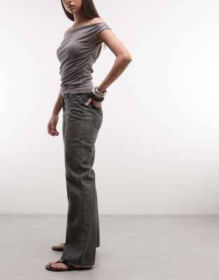 Weekday Bootcut Pants In Gray