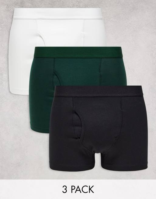 Weekday boxer briefs 3-pack in black and green