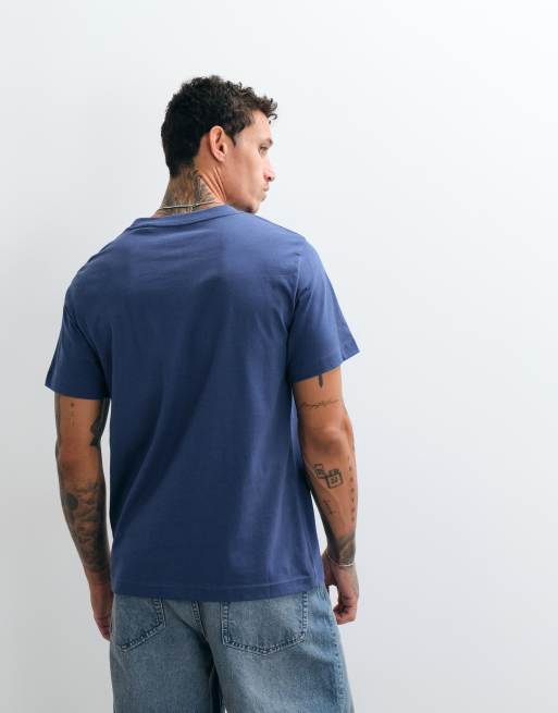 Weekday boxig t-shirt i marinblått, 5 av 5