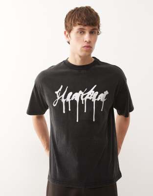 Weekday Boxy Fit T-shirt In Black