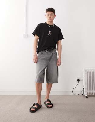 Weekday Boxy Fit T-shirt With Surf Shop Graphic Print