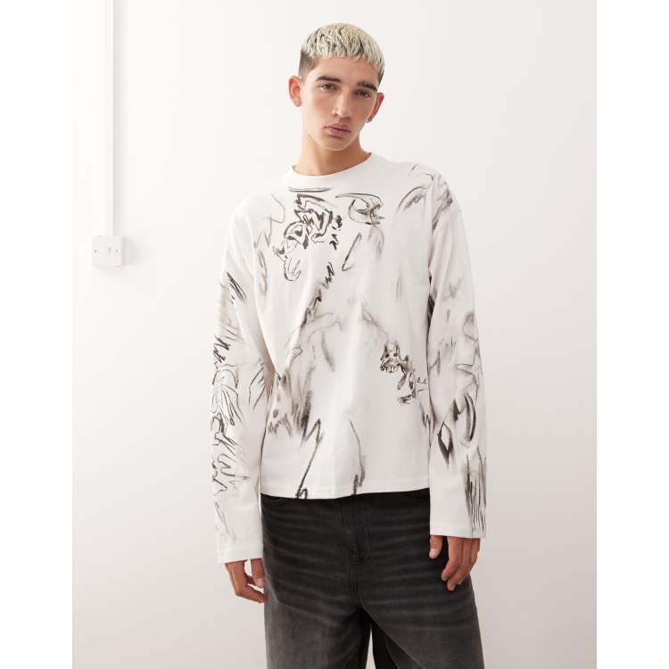 ［draw drawers ］long sleeve Tshirts Convex Long Sleeve Unisex Tee | Tool Band Store