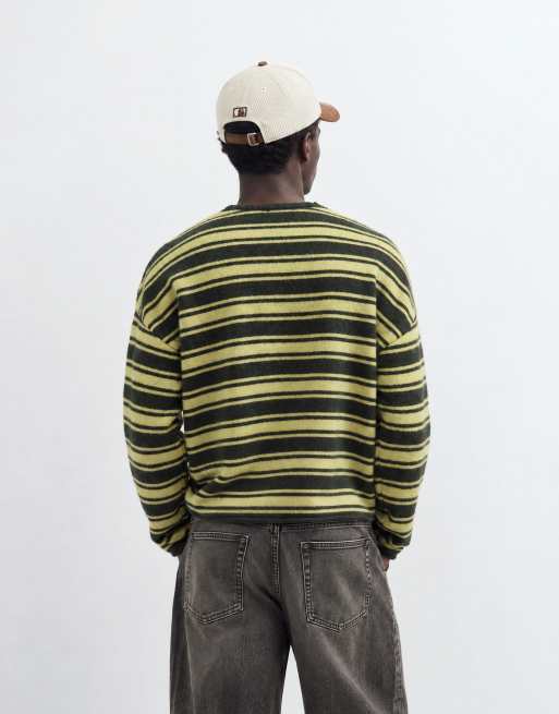 Weekday boxy oversized fit striktrøje med striber, 6 af 9