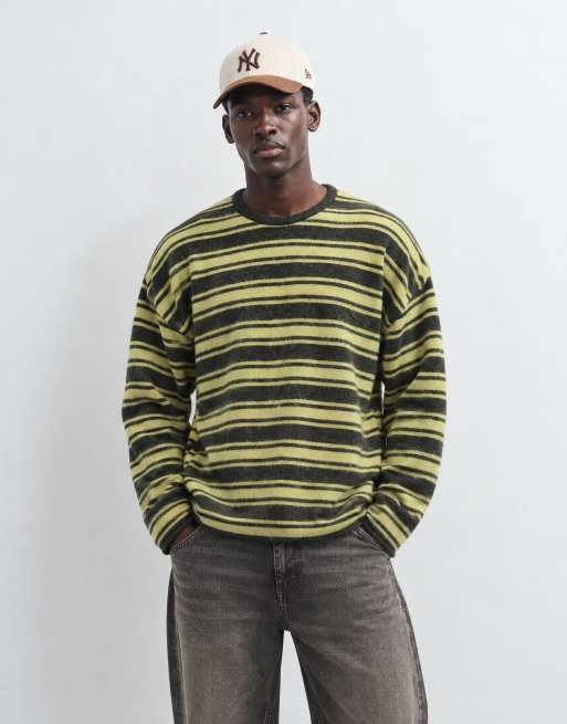 Weekday boxy oversized fit striktrøje med striber, 7 af 9