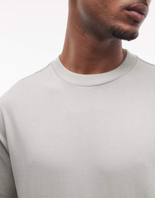 Weekday boxy oversized fit T-shirt in sage, 3 of 5