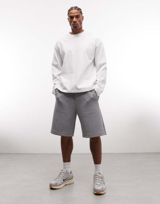 Weekday boxy oversized long sleeve T-shirt in white, 2 of 5