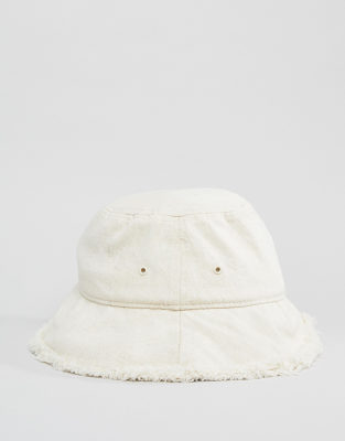 asos white bucket hat