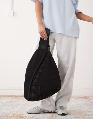 Weekday Buckle Strap Backpack In Black