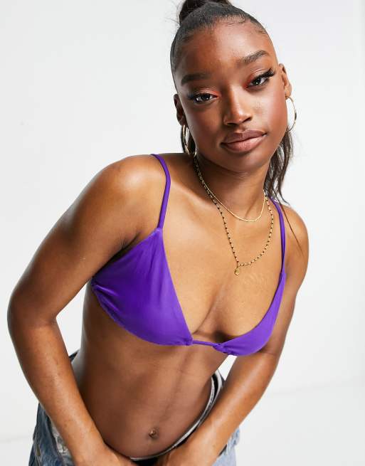 Asos store purple bikini