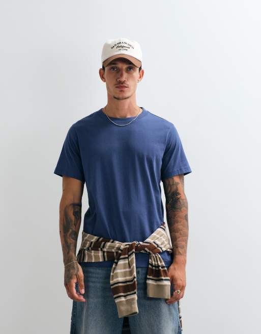 Weekday - camiseta de corte boxy en azul marino, 4 de 5