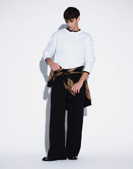 Weekday camiseta de manga larga oversize en blanco, 2 de 5