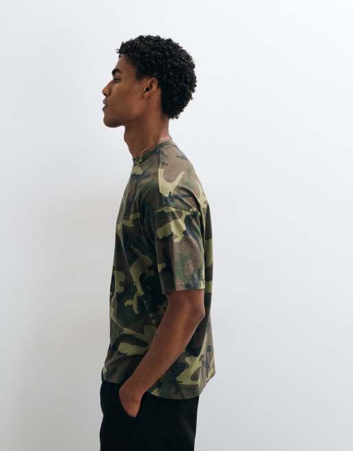 Weekday - camiseta oversize de corte boxy con estampado camuflaje, 5 de 5