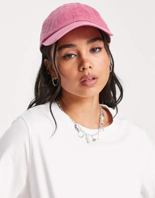 Weekday cap in washed pink | ASOS