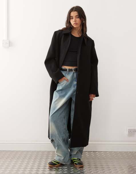 Weekday - Cappotto in misto lana nero - view 1