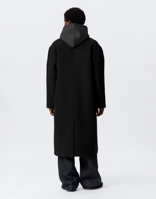 Weekday - Cappotto in misto lana nero, 5 di 5