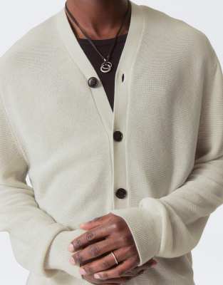 Weekday Cardigan In White