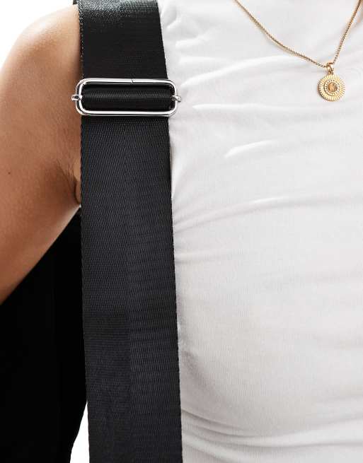 Weekday Carry oversized shoulder bag in black | ASOS