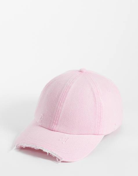 Weekday casquette avec détails usés en rose délavé - view 1
