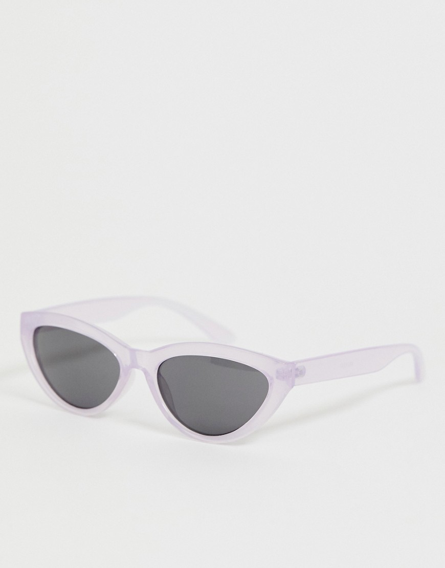 Weekday cat eye sunglasses in lilac-Purple