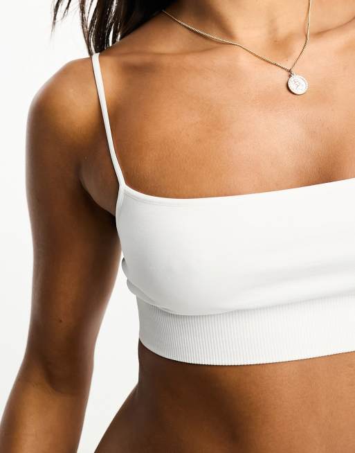 Weekday - Cat - Hvid blød bralette, 2 af 4